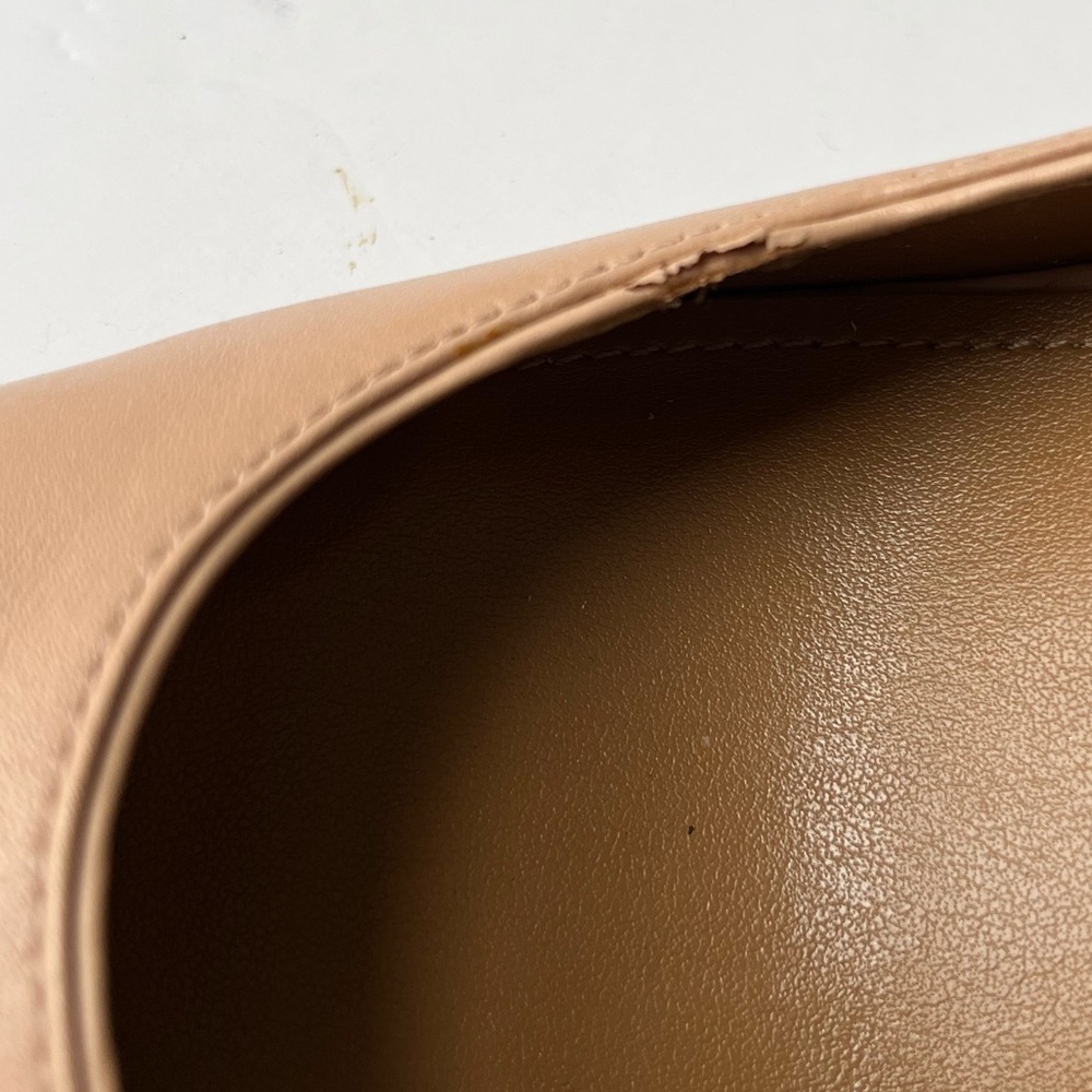 Coach Georgina Leather Pump Tan Beechwood Size 8B - Picture 9 of 12